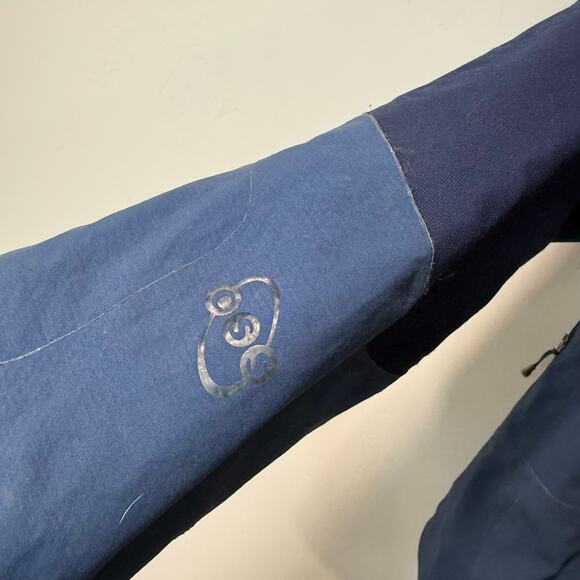 Patagonia Men's Vintage Ski Jacket Full Zip Hooded Waterproof Blue Large - Picture 9 of 14